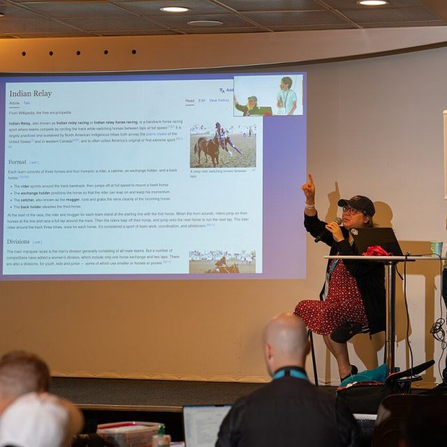 Workshop speaker presenting to an audience